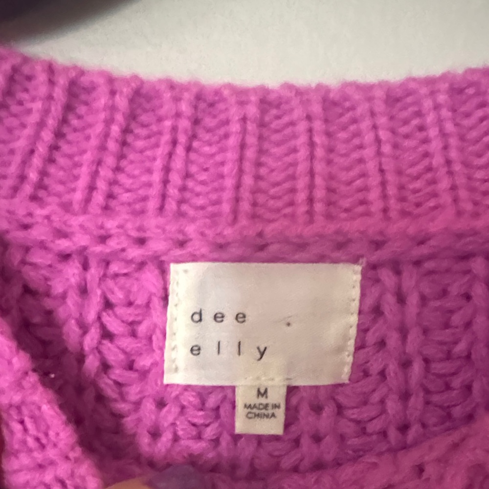Vibrant Knit Crew Neck Sweater - Picture 4 of 4